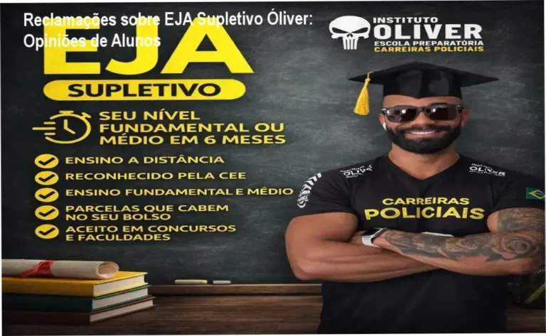 EJA Supletivo Óliver reclamações, avaliações e reputação dos alunos