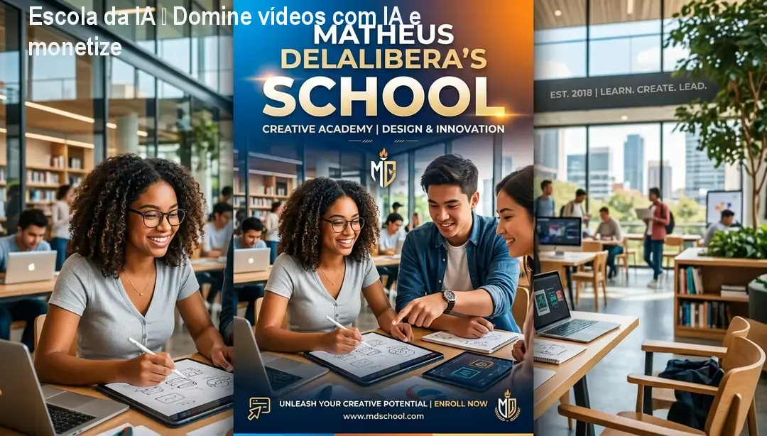 Escola da IA – Domine vídeos com IA e monetize