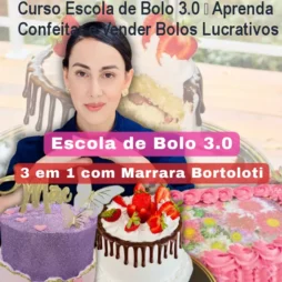 Curso Escola de Bolo 3.0 – Aprenda Confeitar e Vender Bolos Lucrativos