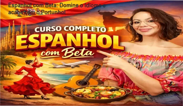 Professora Roberta Spessatto explicando o método comparativo Português‑Espanhol no curso Espanhol com Beta