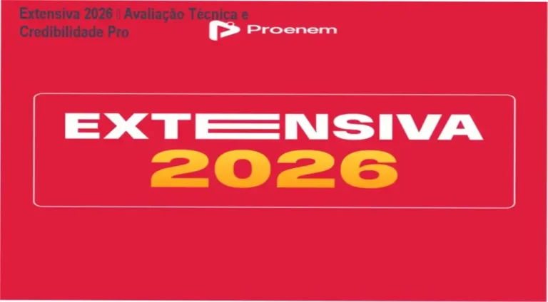 Extensiva 2026 do Grupo Pro – custo-benefício e avaliação de credibilidade