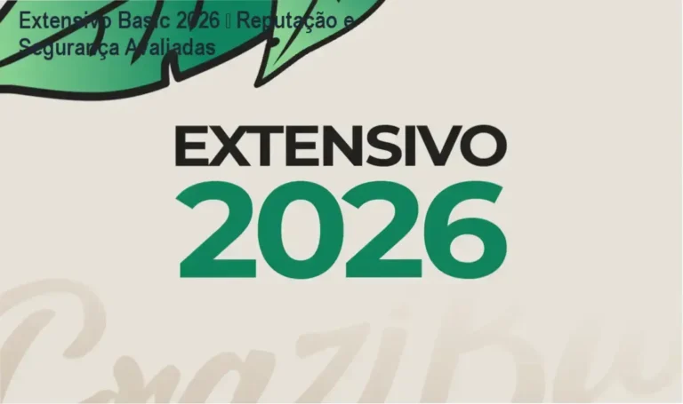 Extensivo Basic 2026 Terra Negra reputação, segurança e confiabilidade