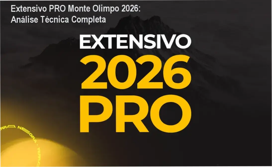 Extensivo PRO Monte Olimpo 2026 – bastidores e visão interna do curso de Humanas