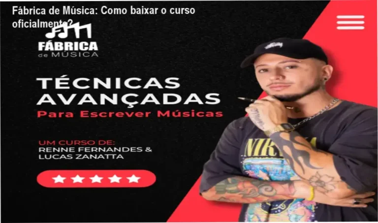 Imagem ilustrando o download oficial do curso Fábrica de Música