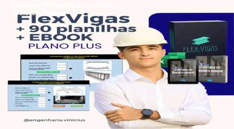 FlexVigas de Vinícius Wilk com bônus de +90 planilhas extras e ebook