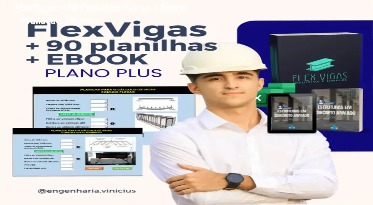 FlexVigas de Vinícius Wilk com bônus de +90 planilhas extras e ebook