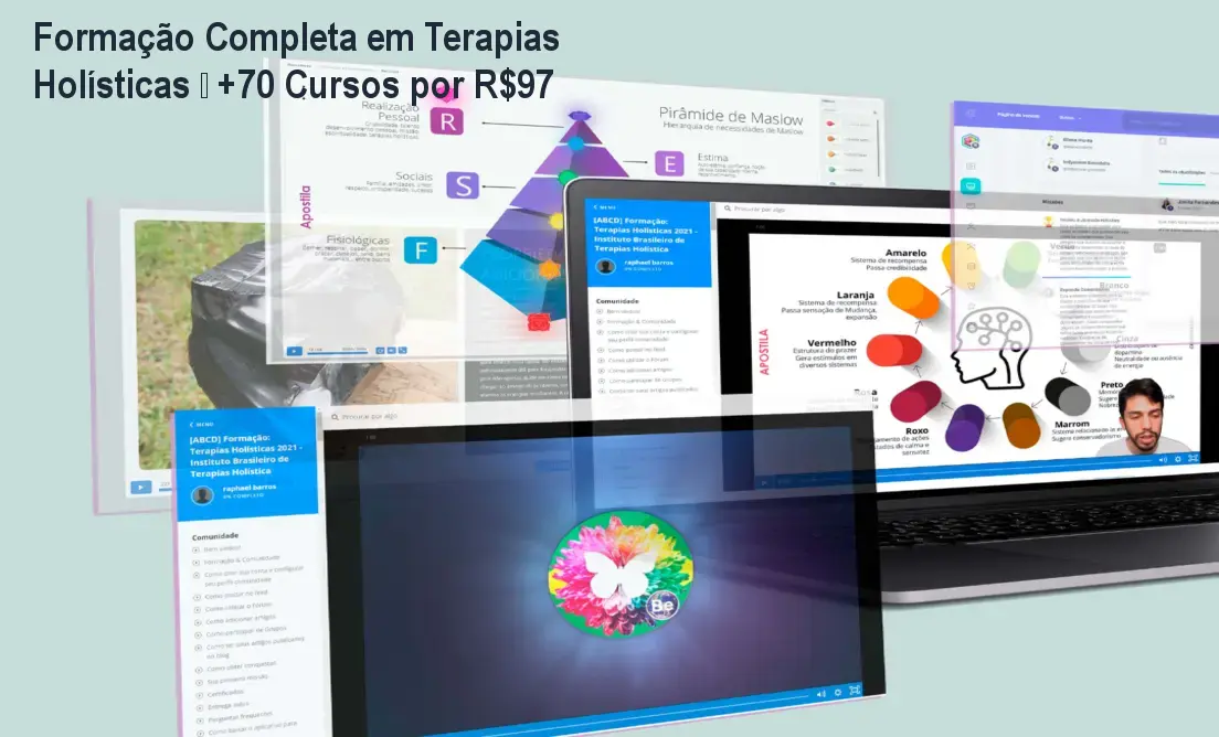 Formação Completa em Terapias Holísticas – +70 Cursos por R$97