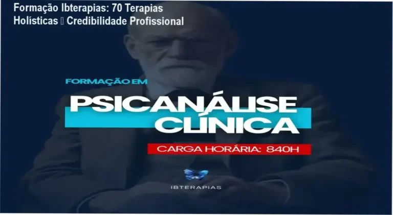 Certificado RQH da Formação Ibterapias com 70 terapias holísticas ao lado de apostilas e laptop