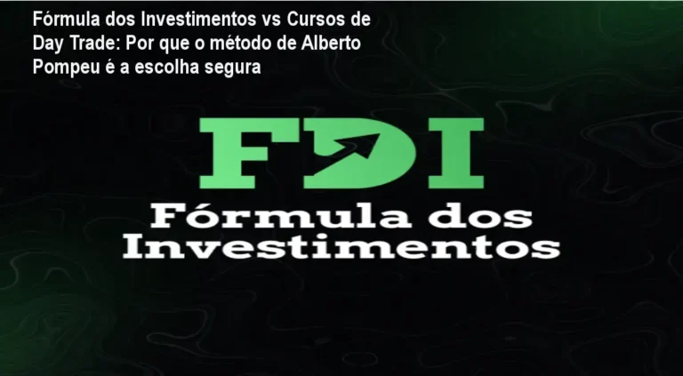 Tela do curso Fórmula dos Investimentos de Alberto Pompeu mostrando módulo de redução de erros financeiros