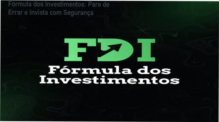 Capa do curso Fórmula dos Investimentos mostrando segurança nos investimentos