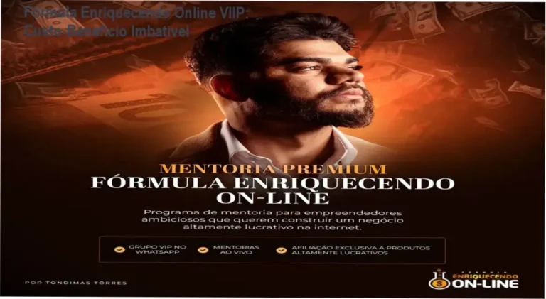 Fórmula Enriquecendo Online VIIP – garantia de reembolso de 7 dias