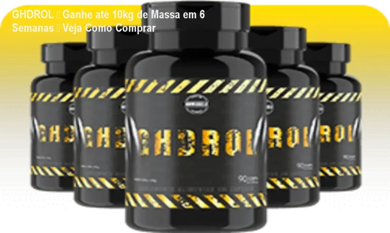 Cápsulas de GHDROL sendo tomadas antes do treino para aumentar massa muscular e força