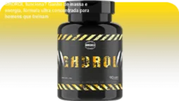GHDROL funciona? Ganho de massa e energia, fórmula ultra concentrada para homens que treinam