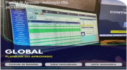 Planilha do Aprovado – Automação VBA para Estudos