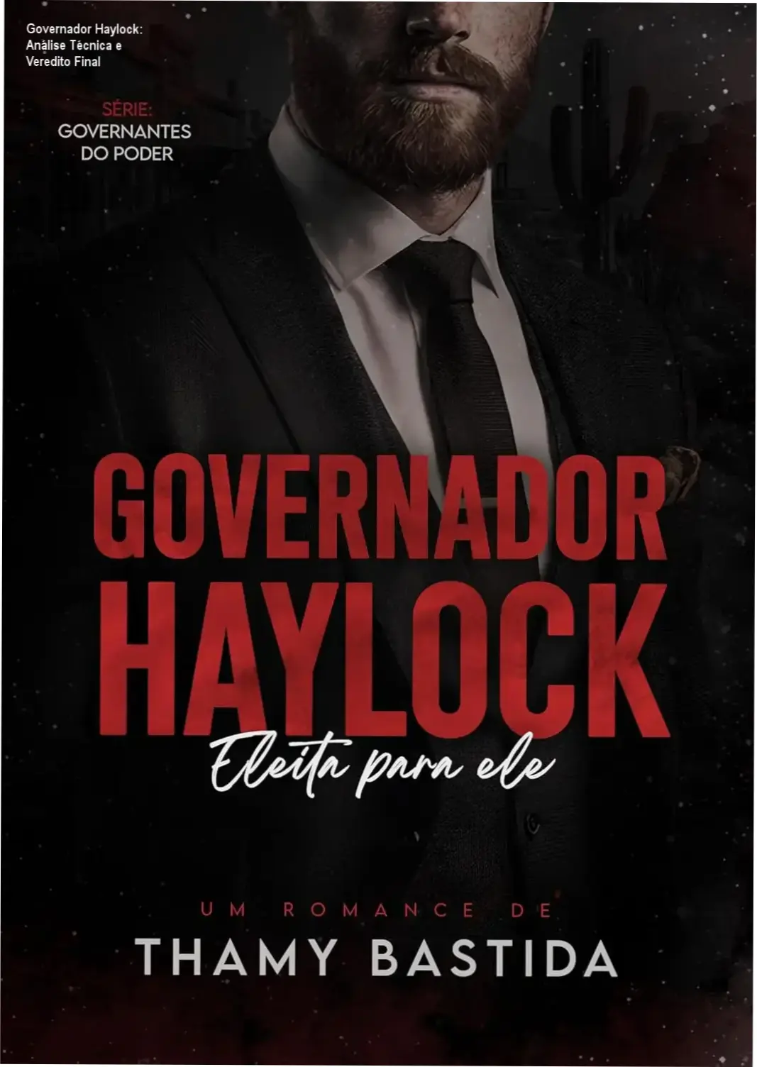 Capa do eBook Governador Haylock – Eleita para ele, da série Governantes do Poder