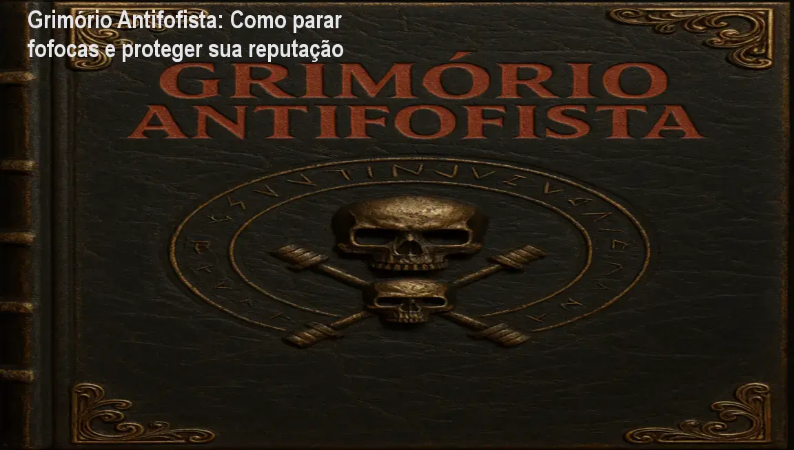 Grimório Antifofista: Como parar fofocas e proteger sua reputação