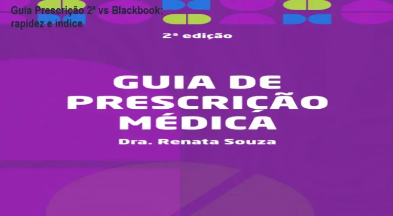 Capa do Guia de Prescrição Médica 2ª edição com destaque para índice clicável que agiliza a dose de medicamentos
