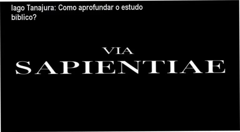 Iago Tanajura apresenta o curso Via Sapientiae de línguas bíblicas