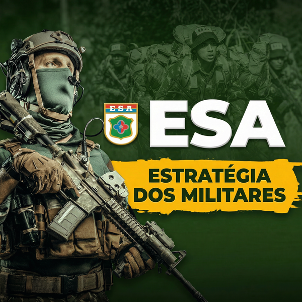 Material preparatório completo para ESA + Simulados Reais 2025/2026