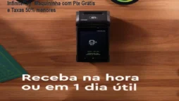 InfinitePay: Maquininha com Pix Grátis e Taxas 50% menores