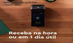 InfinitePay: Maquininha com Pix Grátis e Taxas 50% menores