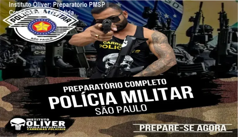 Instituto Óliver – Preparatório PMSP – custo-benefício e credibilidade para aprovação