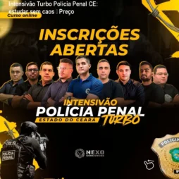 Intensivão Turbo Polícia Penal CE: estudar sem caos – Preço