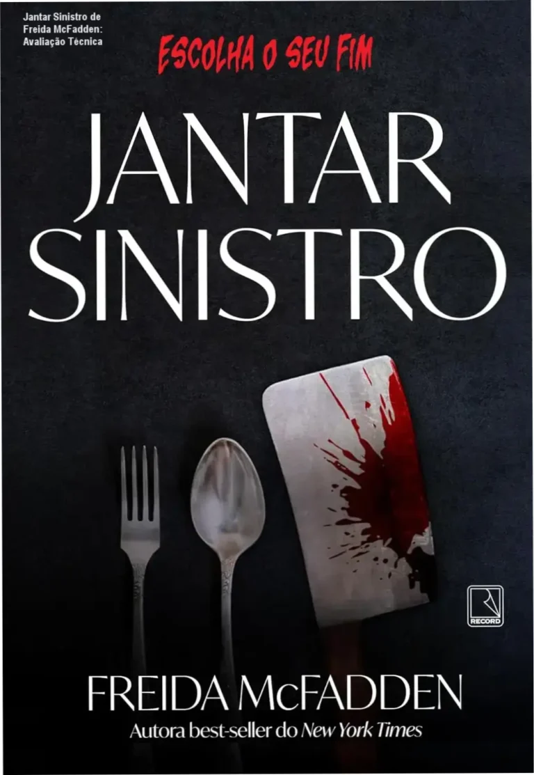 Capa do ebook Jantar Sinistro de Freida McFadden, thriller interativo