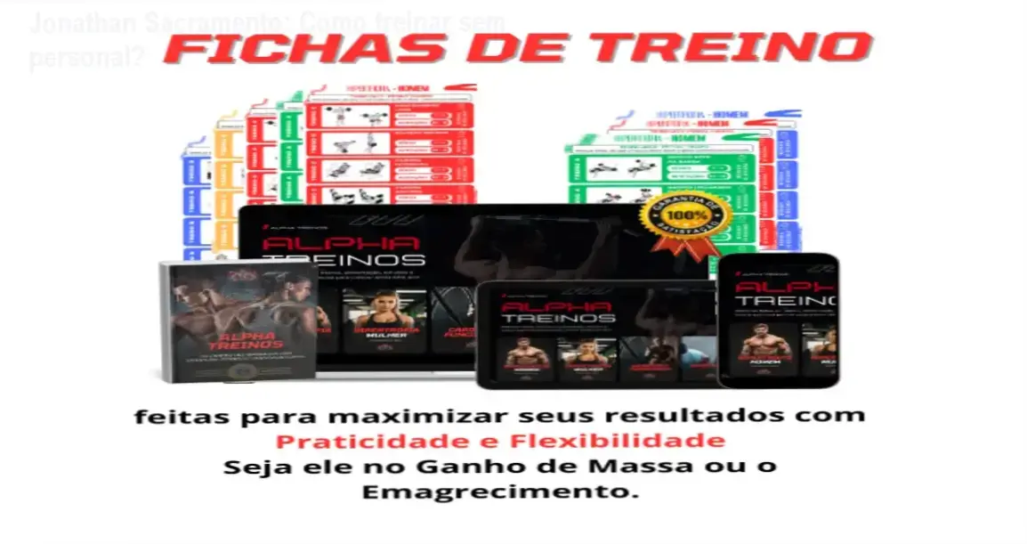 Jonathan Sacramento: Como treinar sem personal?