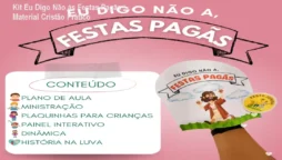 Kit Eu Digo Não às Festas Pagãs – Material Cristão Prático