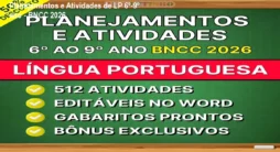Planejamentos e Atividades de LP 6º‑9º ano - BNCC 2026