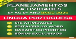 Planejamentos e Atividades de LP 6º ao 9º – BNCC 2026