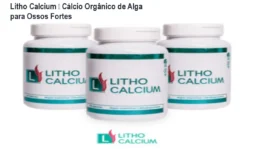 Litho Calcium – Cálcio Orgânico de Alga para Ossos Fortes