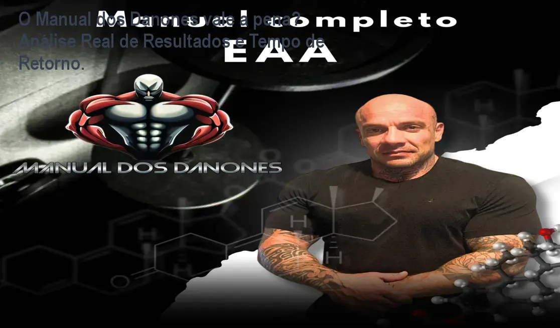 Imagem promocional do curso Manual dos Danones mostrando tema hormonal e garantia de compra segura