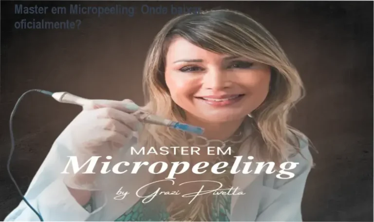 Tela mostrando a página oficial de download do curso Master em Micropeeling