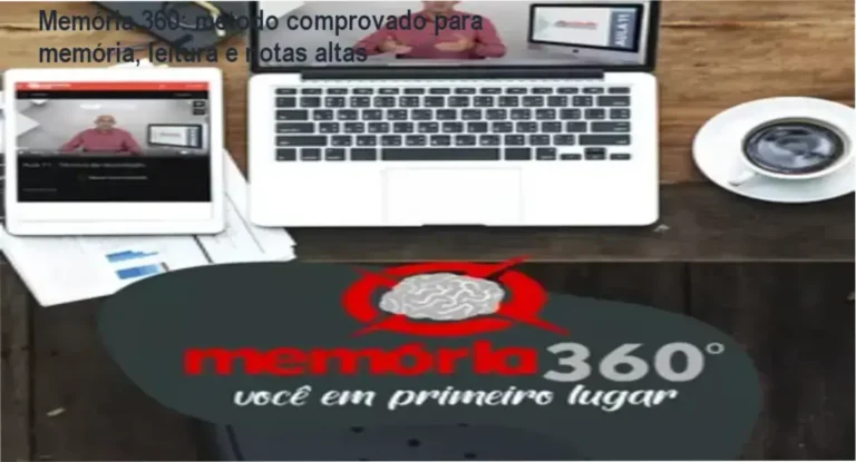 Imagem promocional da Memória 360 mostrando oferta com cupom de desconto