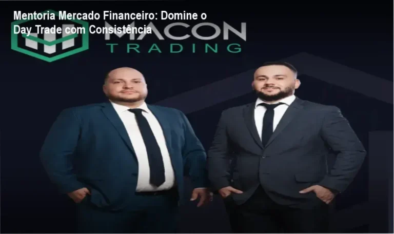 Imagem da Mentoria Mercado Financeiro da Macon Trading mostrando traders analisando gráficos e aplicando gestão de risco.