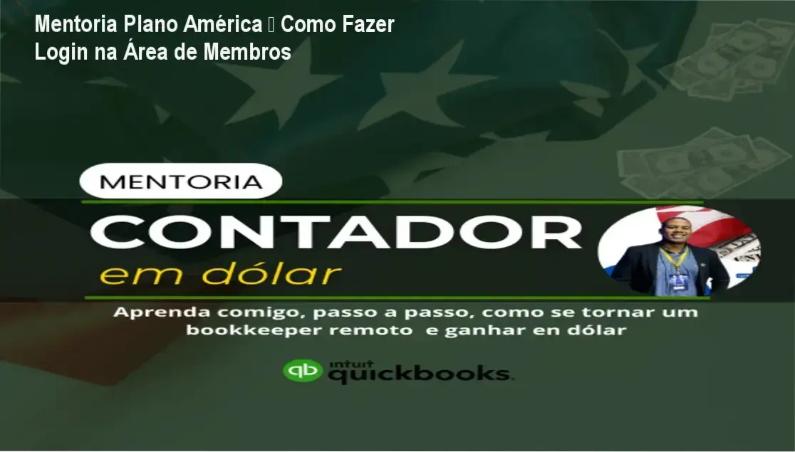 Mentoria Plano América de Josué da Costa Nunes Junior – login na área de membros da plataforma