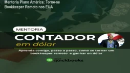 Mentoria Plano América: Torne‑se Bookkeeper Remoto nos EUA