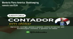 Mentoria Plano América: Bookkeeping remoto nos EUA