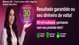 Método 6K – Curso para criar negócio digital feminino
