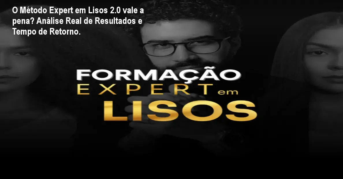 Tela do curso Método Expert em Lisos 2.0 mostrando módulo de diagnóstico capilar e certificado digital.