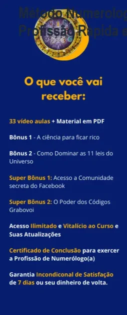 Método Numerologia Aplicada: Bula, Profissão Rápida e Uso