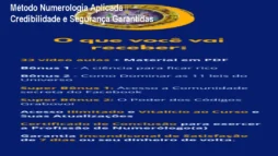 Método Numerologia Aplicada – Credibilidade e Segurança Garantidas