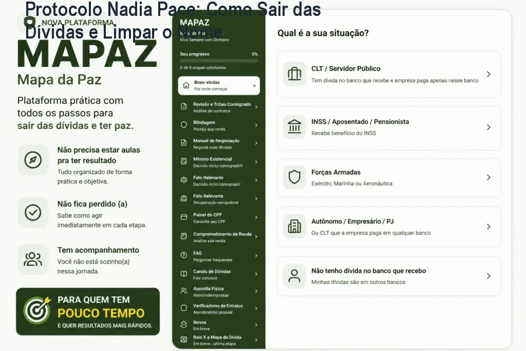 Protocolo Nadia Pace: Como Sair das Dívidas e Limpar o Nome