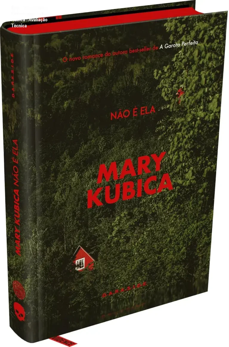 Capa dura do ebook 'Não é Ela' de Mary Kubica, thriller psicológico inspirado em crimes reais