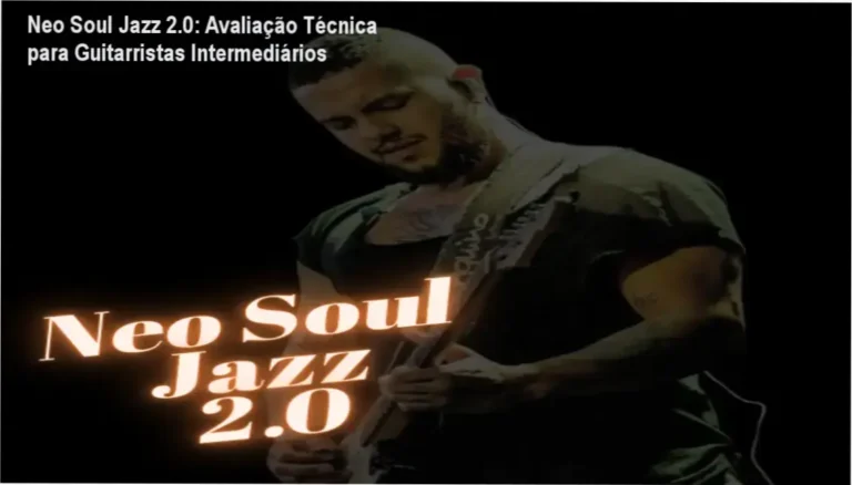 Capa do curso Neo Soul Jazz 2.0 mostrando técnicas avançadas de chord melody e voicings para guitarra.