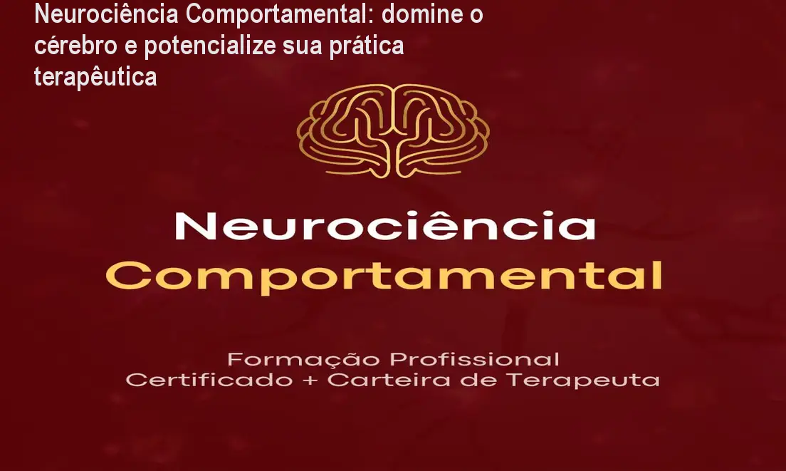 Estudante assistindo aula de Neurociência Comportamental aplicando técnicas terapêuticas