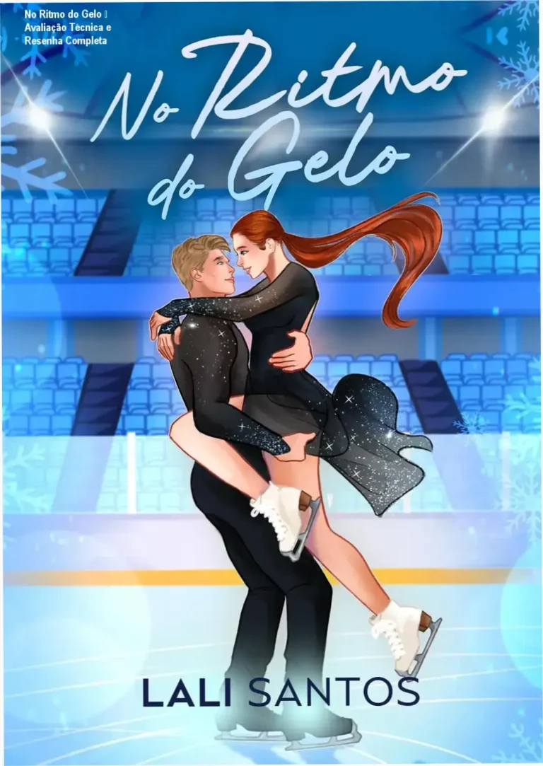 Capa do eBook No Ritmo do Gelo de Lali Santos mostrando a patinadora em gelo