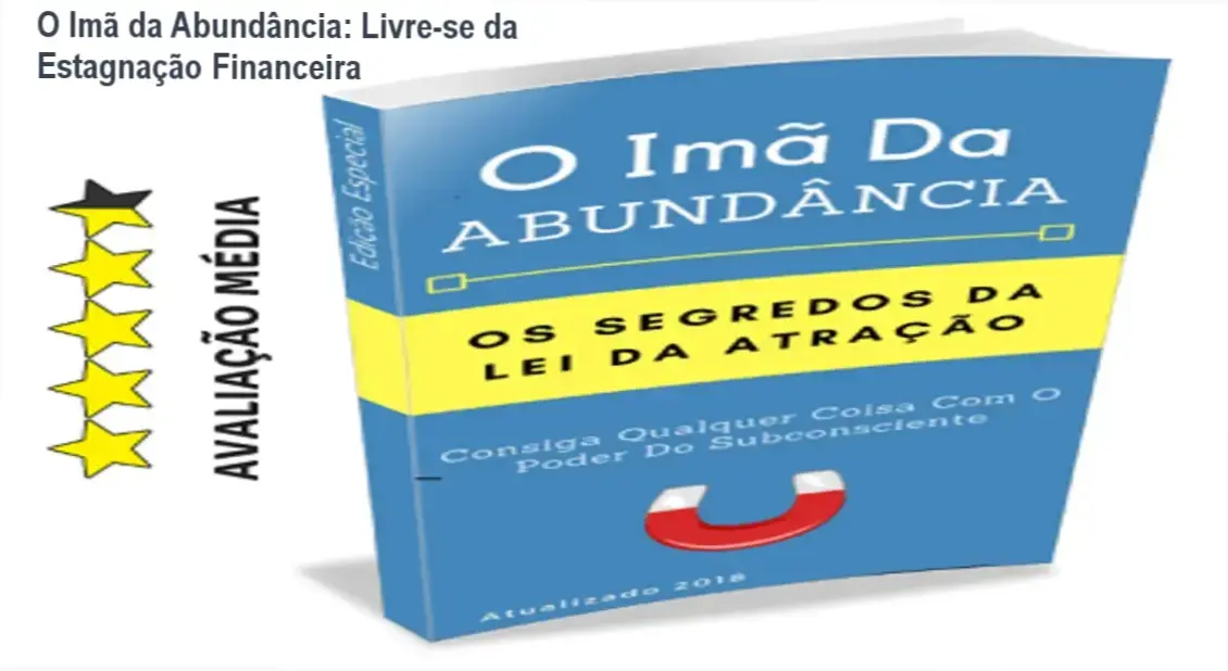 Capa do e‑book O Imã da Abundância mostrando técnicas de reprogramação mental para prosperidade